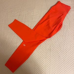 ALO Yoga Orange Leggings